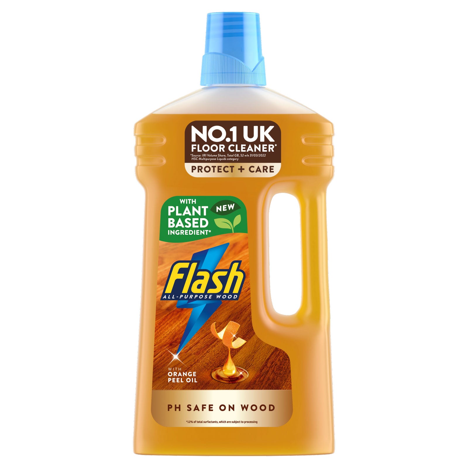 Flash All Purpose Wood Floor Cleaner With Orange Peel Oil 1L Flash All Purpose Wood Floor Cleaner With Orange Peel Oil 1L